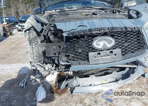 2022 Infiniti Q60 Red Sport 400 Awd from USA, damaged, VIN JN1FV7LL8NM680310